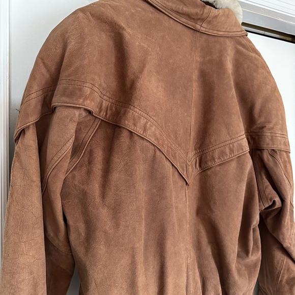 Wilsons Leather Brown Bomber Jacket - Picture 8 of 10